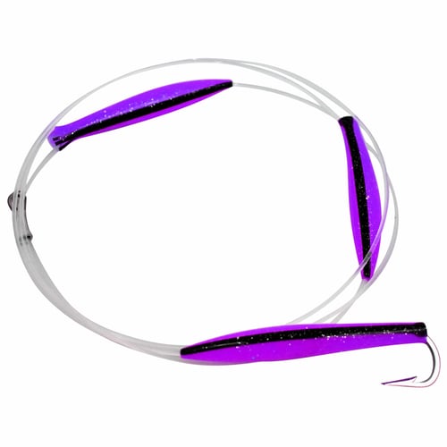 MagBay Lures MPPUR3PCK Manchita Plug Rigged Daisy Chain  Purple | 656485547389