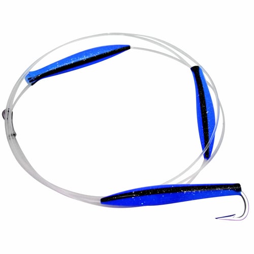 MagBay Lures MPBLUE3PCK Manchita Plug Rigged Daisy Chain  Blue | 656485631330