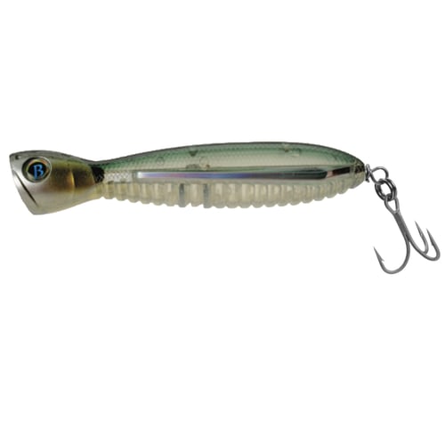 Ocean Born OBLHFPP100FLGLM Flying Popper 100 FL Glass Minnow | 810016238997