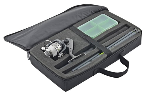South Bend RV-606MS-TP Raven 66Pc Medium Spinning Travel Pack | 039364139484