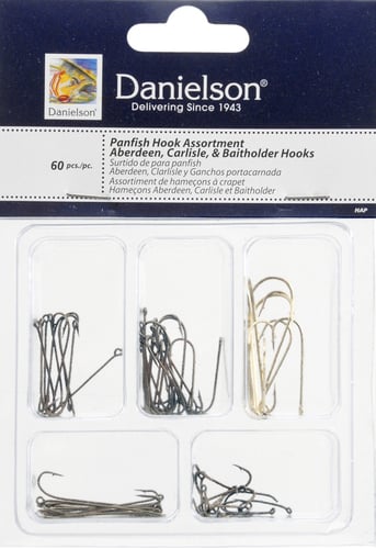 Danielson HAP Hook Assortment Panfish 60Pc | 032054017390