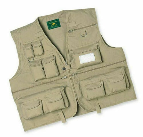 Crystal River CR/FV1L C/R Utility Vest Tan Large | 039364138760