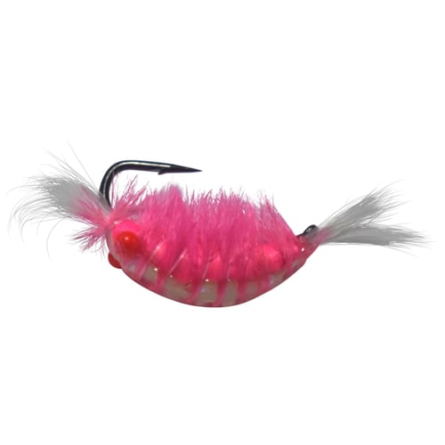 Kenders RES4 Red Eye Shrimp Series 1/32 oz #8 Hook White Pink