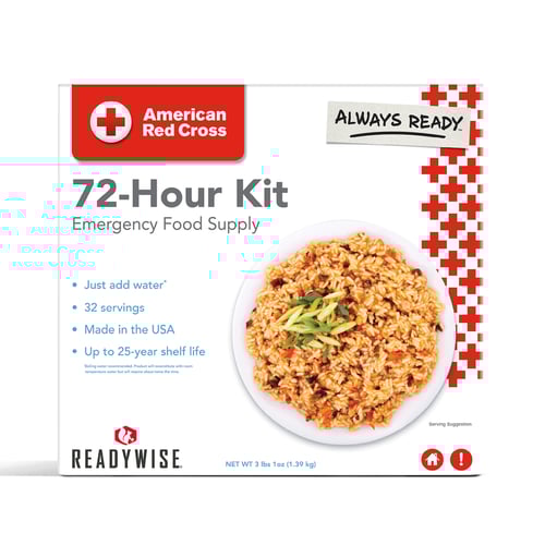 ReadyWise ARC01142 72 Hour Emergency Food Kit  American Red | 850018985673