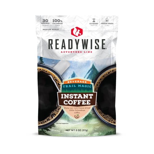 ReadyWise RW03921 Trail Magic Coffee, FreezeDried Medium Roast | 850037362127