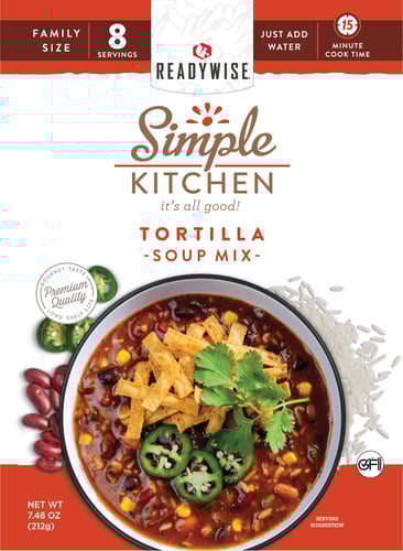 Simple Kitchen RWSK02063 Tortilla Soup, 8 Serving Pouch | 850045543525