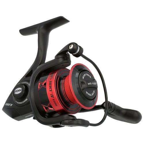 Penn FRCIV2500 Fierce IV Spinning Reels,Size 2500 Black/Red,6.21, 5 | 031324280472