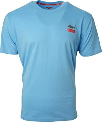 Bubba 1143132 Ultimate Lifestyle Tee 1, Carolina Blue Heather, M | 661120105138