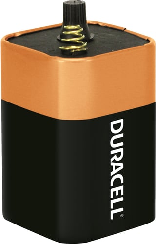 Duracell DURMN908 6.0 V Spring Top Lantern Battery, Bulk | 041333090061