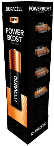 Duracell DUR4133303986 44 Ct Display AA  AAA 16 Packs | 041333039860