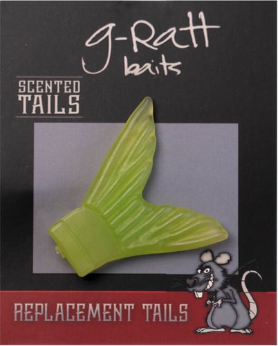 G-Ratt POP-001 Poppa Pete Replacement Tails, Chartreuse, 3 | 013415992433