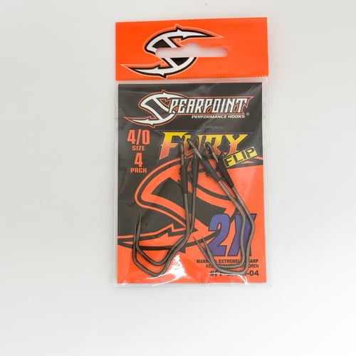 Spearpoint Performance Hooks FFXH4004 2X Fury Flip  4 Pack | 602573144633