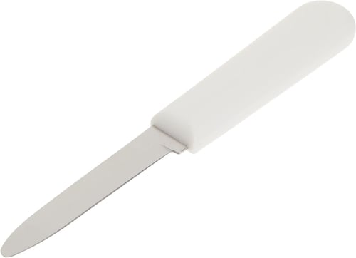 Mercer Sport M33026A 3 1/4 Inch Clam Knife - Poly Handle, White | 765301931513