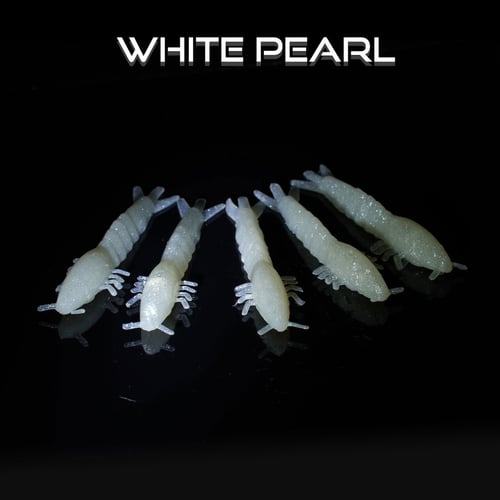 Q8 Super Bait Q8Shrimp3pkWhite SUPER SHRIMP 3 Inch,3 PCS/PACK, White | 850238008954