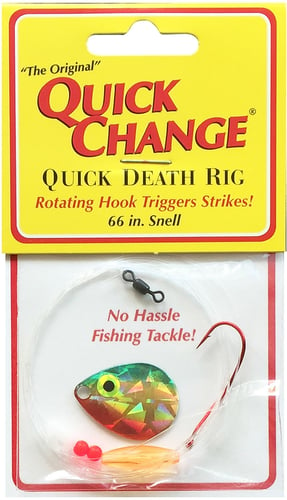 Quick Change QDFB2 Quick Death Spinner Rig, One #2 QD Red Hook
