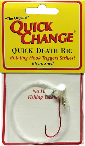 Quick Change QD1 Quick Death Prop Rig Harness #2 QD Red Hook, Nickel