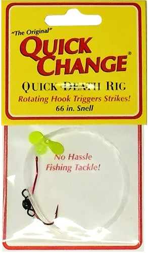 Quick Change QD3 Quick Death Prop Rig Harness #2 QD Red Hook