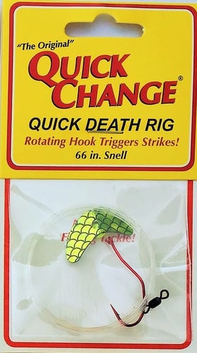 Quick Change QW3 Quick Death 1 Inch Wing Rig SZ 2 Quick Death Hook | 725903301022