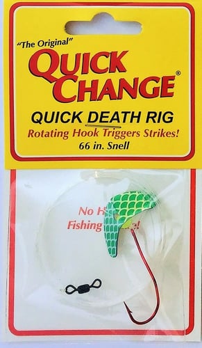 Quick Change QW4 Quick Death 1 Inch Wing Rig SZ 2 Quick Death Hook | 725903301039