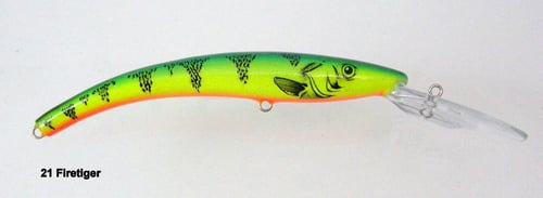Reef Runner 10021 2 1/4 Inch Mini Rip Jerkbait 1/4oz, Max Diving Depth | 726207001212