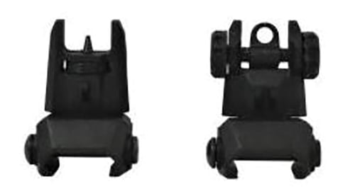 ATI Tactical Flip Up Front & Rear Back Up Sight - Polymer