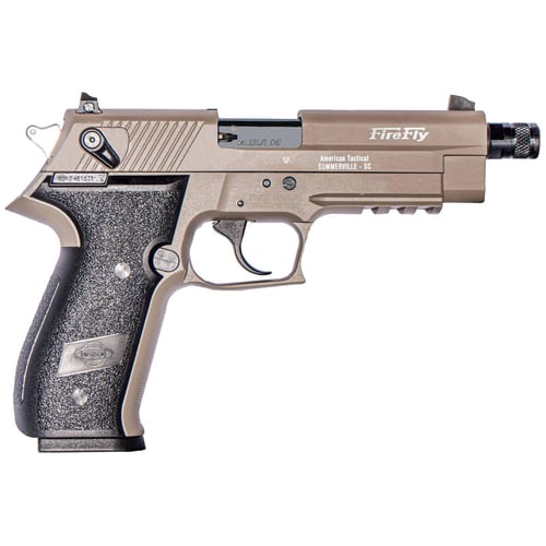 ATI GSG Firefly Handgun .22 LR 13rd Magazine1 4.9 Threaded Barrel Tan Frame | 810113114330