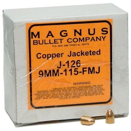 Allstar/Magnus Bullets 9mm .355 115 gr FMJ 500/ct | ALJ1265001