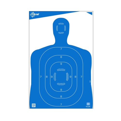 Allen EZ-Aim Silhouette Paper Shooting Targets 23