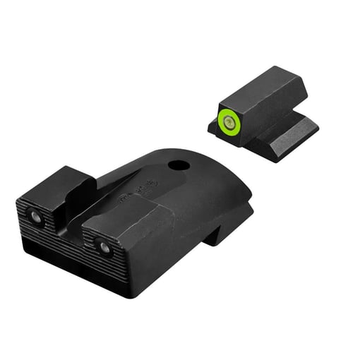 XS Sights R3D 2.0 Night Sights for Kimber 1911 Custom 5  Ultra Carry Green | 647533003995