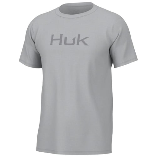 Huk Logo Short Sleeve Shirt Harbor Mist M | 190840449180