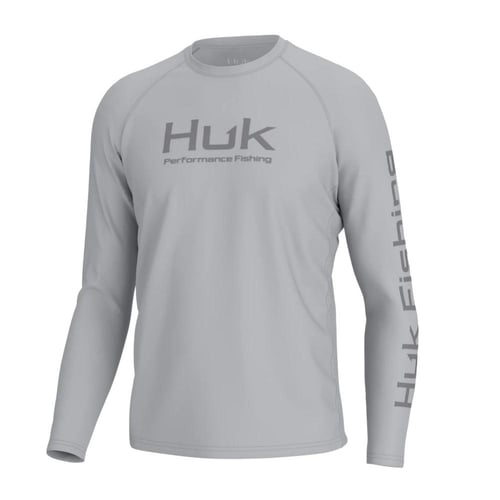 Huk Vented Pursuit Long Sleeve Shirt Harbor Mist 2XL | 190840444895
