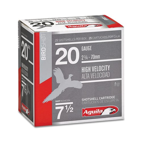 Aguila 1CHB2006 Birdshot High Velocity 20 Gauge 2.75