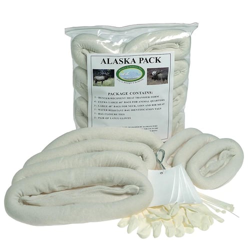 Alaska Game Bags Alaska Pack Large Game Bags 7/ct with Tag Ties and Gloves | 646505000031