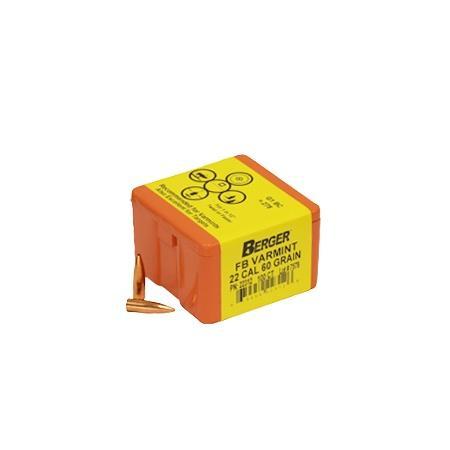 Berger Match Grade Varmint Bullets .22 cal .224 60 gr FB VARMINT 100/box | 679459223126