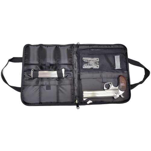 Carry Bag, Nylon 6 Barrel Carry Bag  Blk     Padded Pocket for Derringer,Zipped Pockets | 855959003448