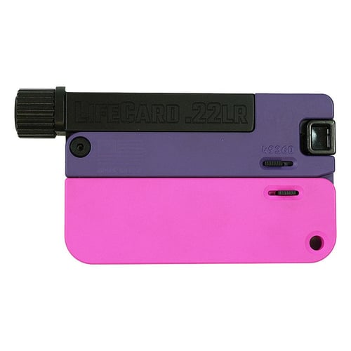 LifeCard Handgun .22 LR Single Shot 2.5 Threaded Barrel Confetti | 850006047826