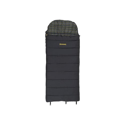 Browning Klondike 30 Degree Sleeping Back Charcoal 38 Inchx92 Inch | 703438489187