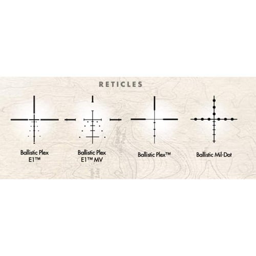Burris Fullfield E1 Rifle Scope 3-9x40mm 1 SFP Ballistic Plex E1 Non Illum. Matte Black | 000381003201