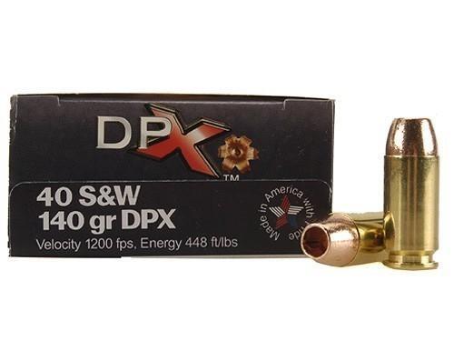 CORBON Handgun Ammunition .40 SW 140 gr DPX 1200 fps 20/box | .40 SW | 757750400900