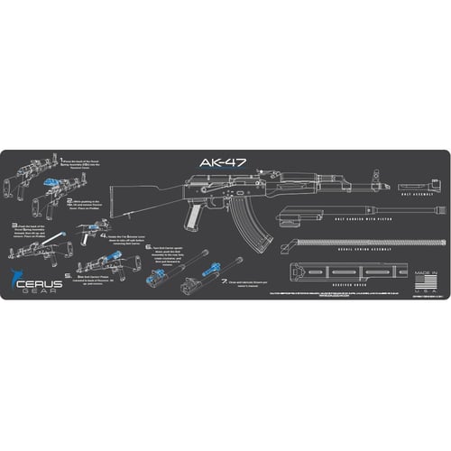 Cerus Gear 12x36 AK-47 Instructional Promat - Gray