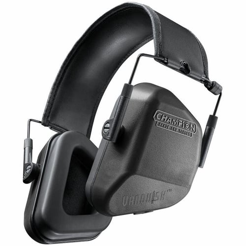 Champion Vanquish Passive Ear Muffs 24 NRR Black | 076683012968