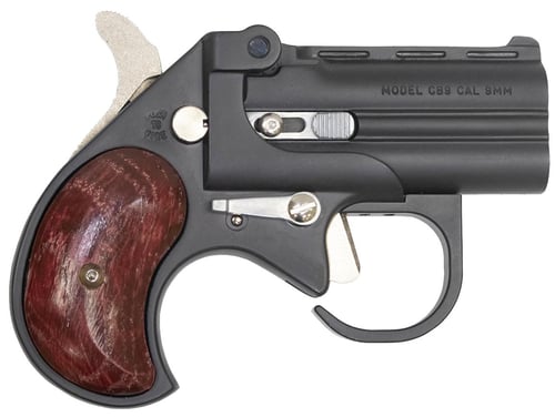 Old West Firearms Derringer Big Bore Handgun .380 ACP 2rd Capacity 3.5 Inch Barrel Black with Rosewood Grips with Guardian Package | .380 ACP | 850003444611