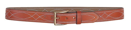 DeSantis Fancy Stitched Belt  Style B27 11/2quot Height Tan Size 38 | 792695155553
