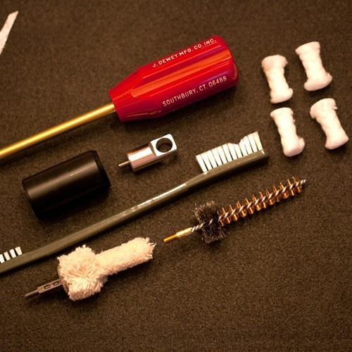 L-16 223 AR15 LUG RECESS CLEANING KITDeluxe M16/AR15 Lug Recess Cleaning Kit Chamber cleaning rod (8/32 female thread), Lug recess cleaning head (8/32 male thread), Delrin sleeve - 50 pack cotton cleaning rolls, M16/AR15 chamber brush, M16/AR15 chamber mop - Double ended nylonleaning rolls, M16/AR15 chamber brush, M16/AR15 chamber mop - Double ended nylon cleaning brushcleaning brush