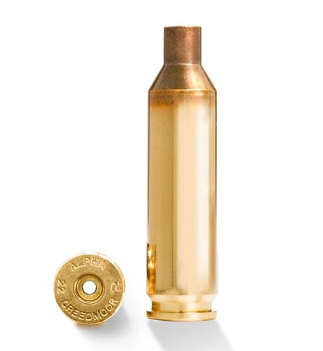 Alpha Munitions Ultra Premium Unprimed Brass Cartridge Cases .22 Creedmoor  Small Rifle Primer 100/Box | 616612670281