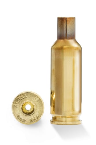 Alpha Munitions Ultra Premium Unprimed Brass Cartridge Cases 6 BRA - Small Rifle Primer Pocket 100/Box