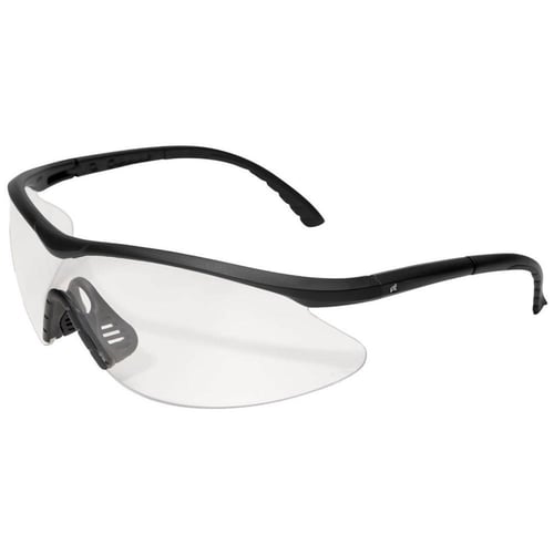Edge Eyewear Fastlink Shooting Glasses Black Frame with Clear G15 Vapor Shield Lens | 697920010662