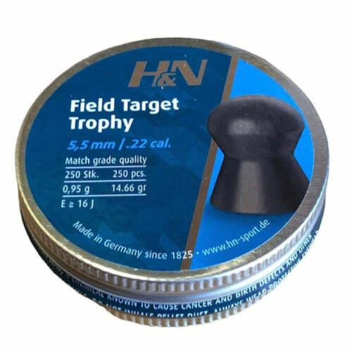Hatsan H&N Field Target Trophy Ammo .22 Cal 5.53mm 250/ct Tin