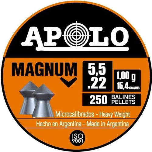 Hatsan Apolo Magnum Air Rifle Pellets 22 Cal 15.4 gr 250/ct | 11001011153