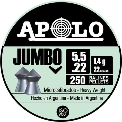 Hatsan Apolo Jumbo Air Rifle Pellets 22 Cal 22 gr 250/ct | 11001011155